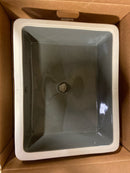 Kohler K-2882-58 Verticyl 19-3/4 in. Rectangle Undermount Bathroom Sink in Thuder Grey