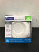 Progress Lighting 5 in. Satin White Integrated LED Recessed Trim-P8061-28-30K