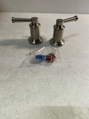 Brizo HL5342-NK Atavis Widespread Bathroom Faucet Lever Handles - Luxe Nickel