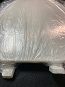 Bemis 70 000 Round Plastic Closed-Front Toilet Seat and Lid - White