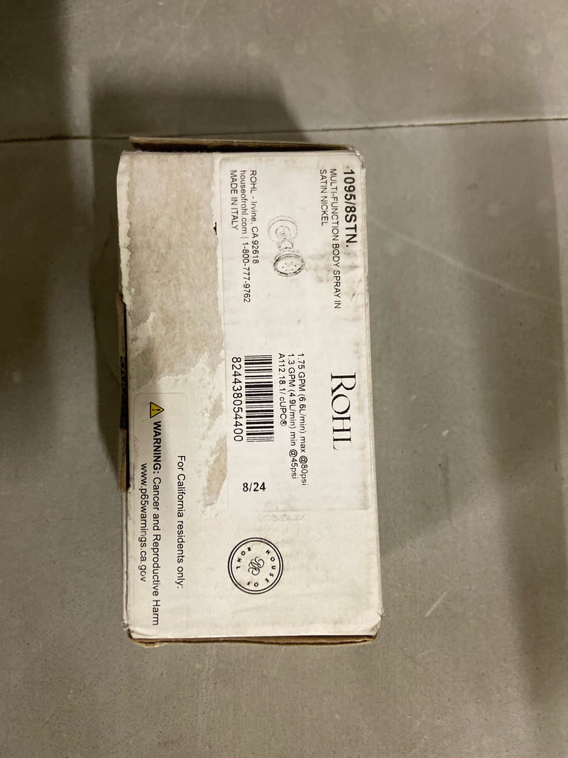 Rohl 1095/8STN Body Sprays, Satin Nickel