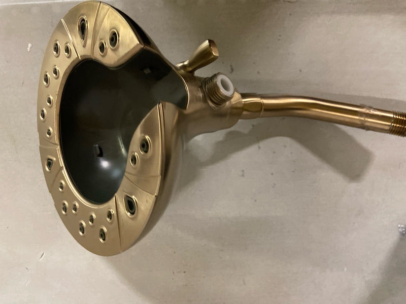 Delta FAUCET- 58480-CZ-PR25-PK Universal Showering Components Combo, Lumicoat Bronze, 2.5 GPM Water Flow