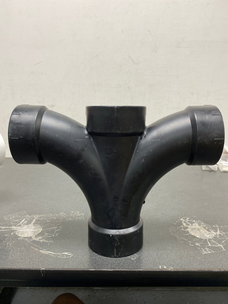 Charlotte pipe ABS005000800HD 3 in. ABS DWV Double Fixture Fitting