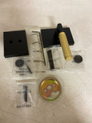 Kwikset 973PVLRCT Prava Lever Dummy Interior Pack with Rectangle Rose for Handlesets - Matte Black/Satin Brass
