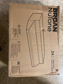 Broan 412401 24" Wide Steel Non Ducted Under Cabinet Range Hood with Charcoal Filter and Axial Fan from the Economy Collection - White