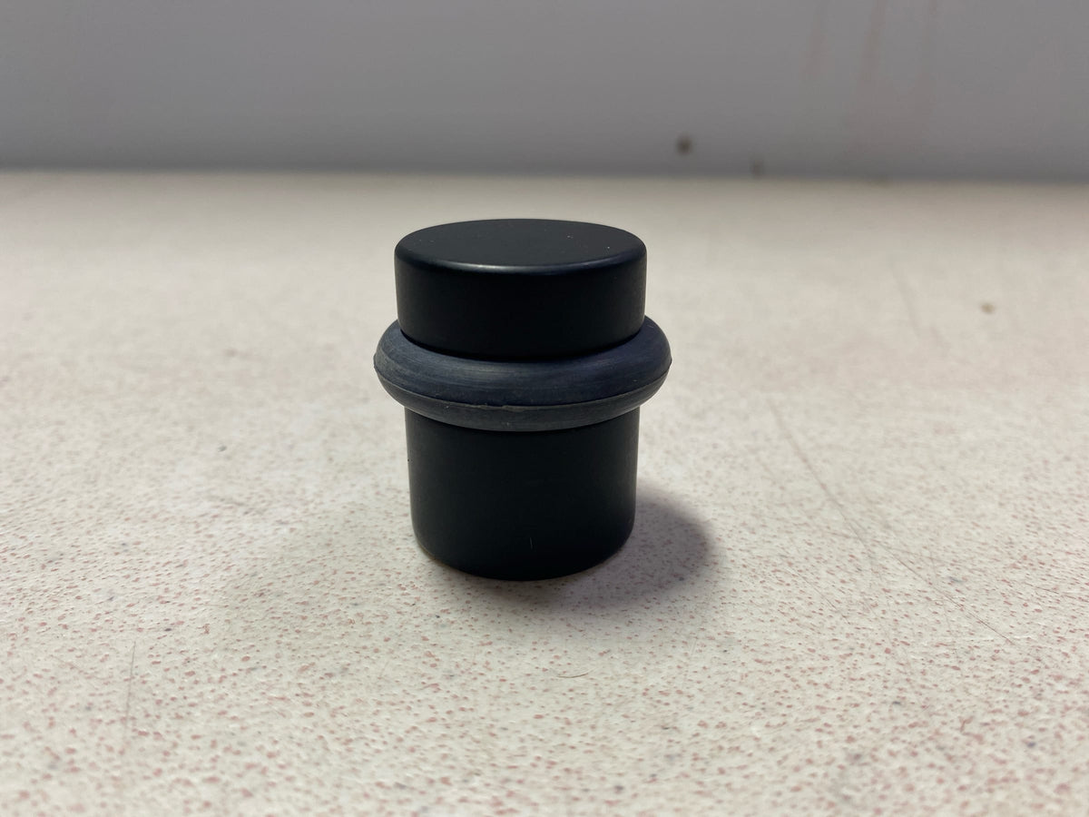 Emtek 2257us19 1.5 in. cylinder floor bumper, flat black