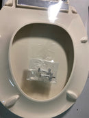 Kohler K-24494-A-96 Border Round Closed-Front Toilet Seat with Soft Close and Quick Release - Biscuit
