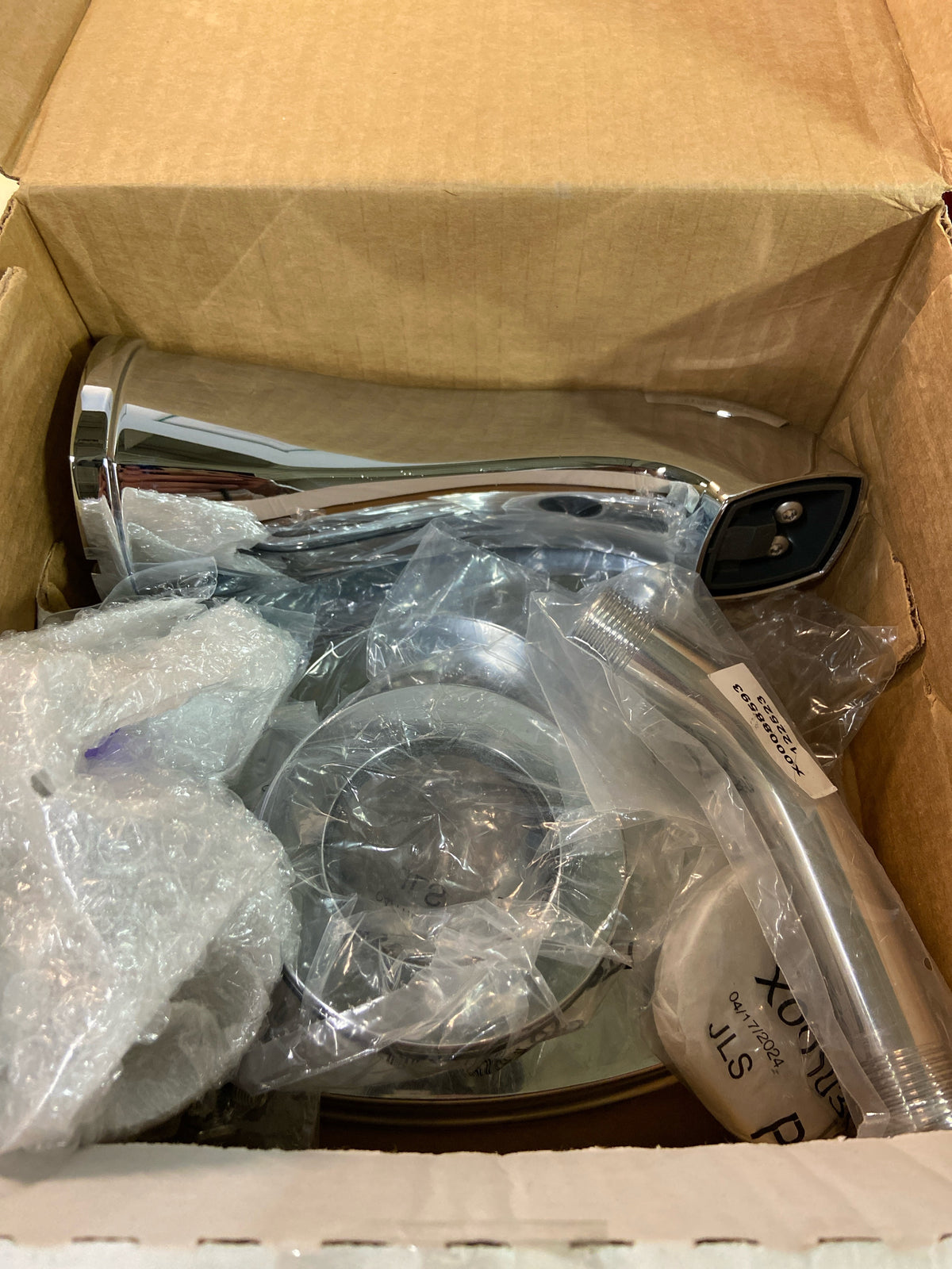 Delta T14476-PR-LHD Stryke Monitor 14 Series Single Function Pressure Balanced Tub and Shower - Less Shower Head and Rough-In Valve - Lumicoat Chrome