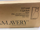 Minka Lavery 2271-84B Tiberia Vanity Bath Light, 1-Light, 60 Total Watts, 5-in H x 10.5-in W, Plated Pewter