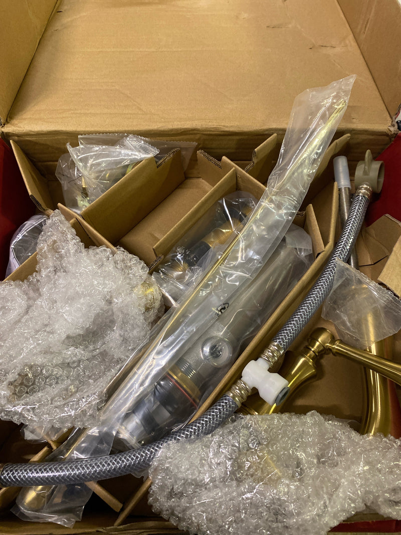 Pfister LG49-TB0BG Tisbury 1.2 GPM Widespread Bathroom Faucet with Pop-Up Drain Assembly - Brushed Gold