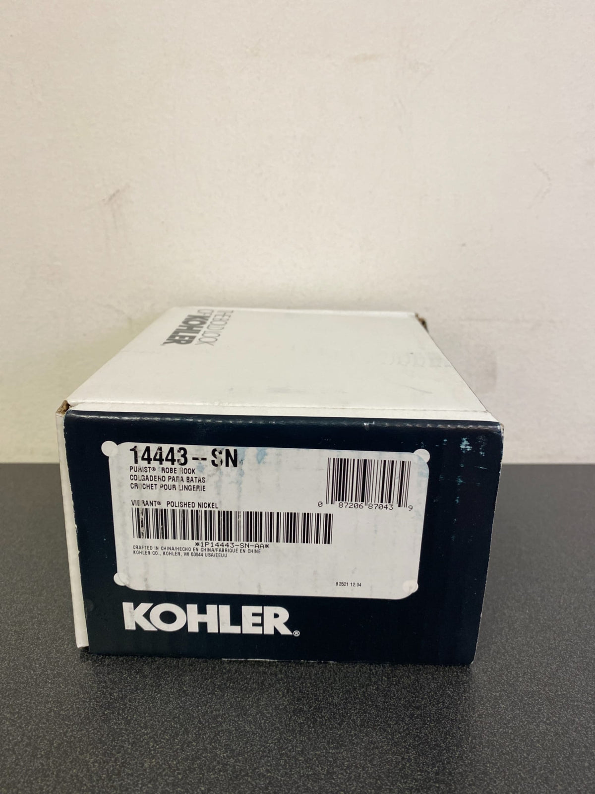 Kohler Purist Single Robe Hook in Vibrant Polished Nickel