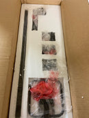 JONATHAN Y JYL1502A Liam 23.25" 3-Light Farmhouse Industrial Vanity Light with Bathroom Hardware Accessory Set, Oil Rubbed Bronze (5-Piece) - Towel Bar & Ring, Toilet Paper Holder, Robe Hook