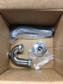 Zurn Z8700-PC P-Trap with Wall Bend and Cleanout - Polished Chrome