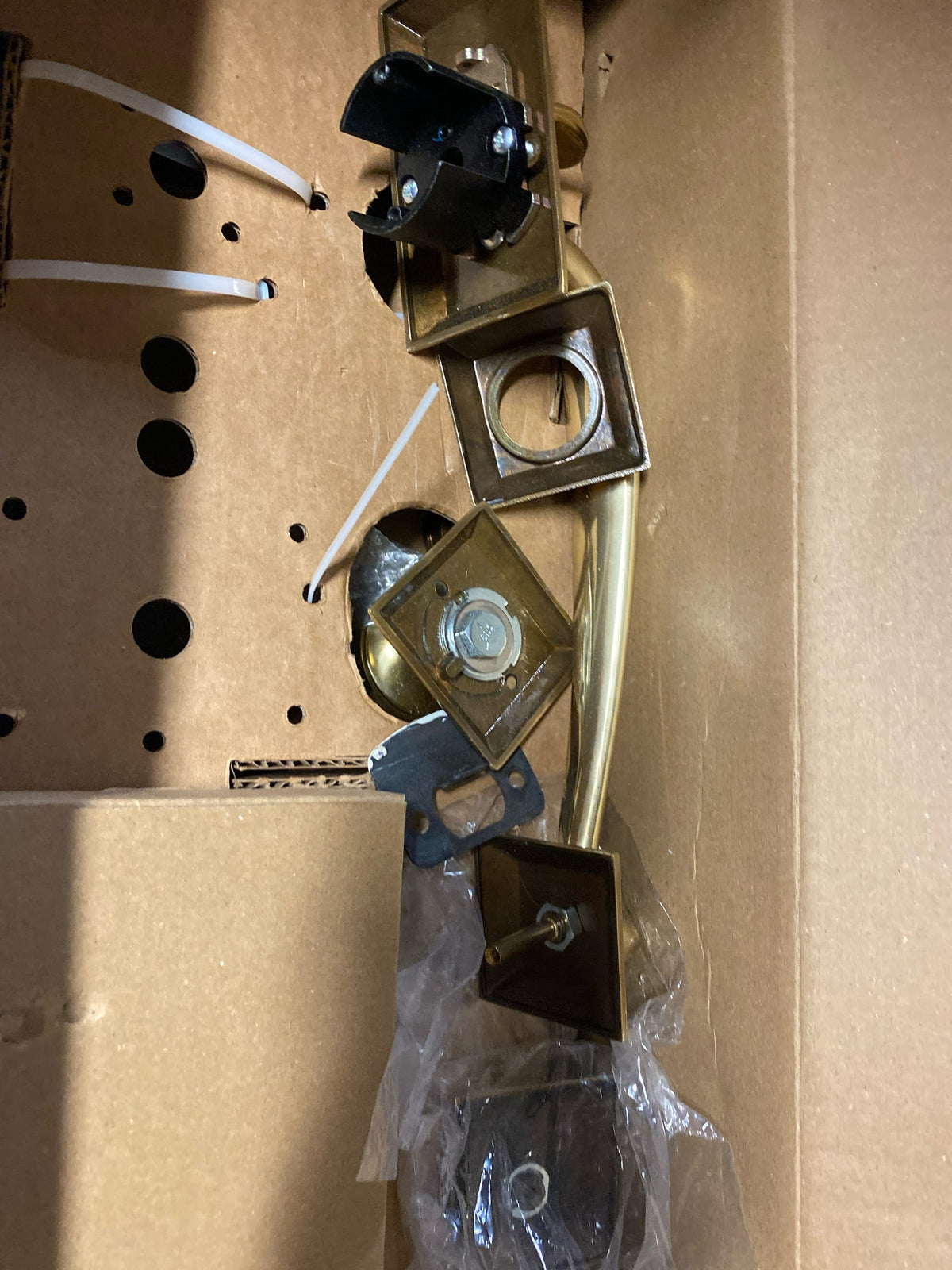 Emtek 4403US7 Franklin Series Dummy Handleset From the American Classic Collection - French Antique
