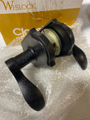 Weslock L7100H1H1SL20 Carlow Left Handed Passage Door Lever Set with Premiere Rose from the Molten Bronze Collection - Oil Rubbed Bronze