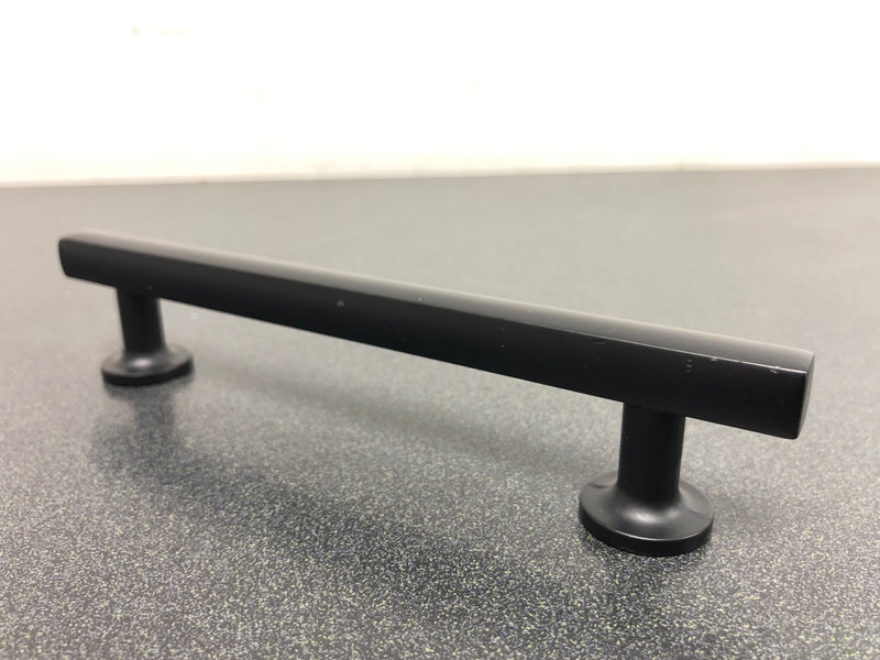 Emtek 86676US19 Freestone 5 Inch Center to Center Bar Cabinet Pull from the Urban Modern Collection - Flat Black