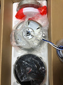 Craftmade 647881228002 Trevor 52 in. Indoor/Outdoor Painted Nickel Finish Ceiling Fan, Integrated LED Light & Remote/Wall Control Included