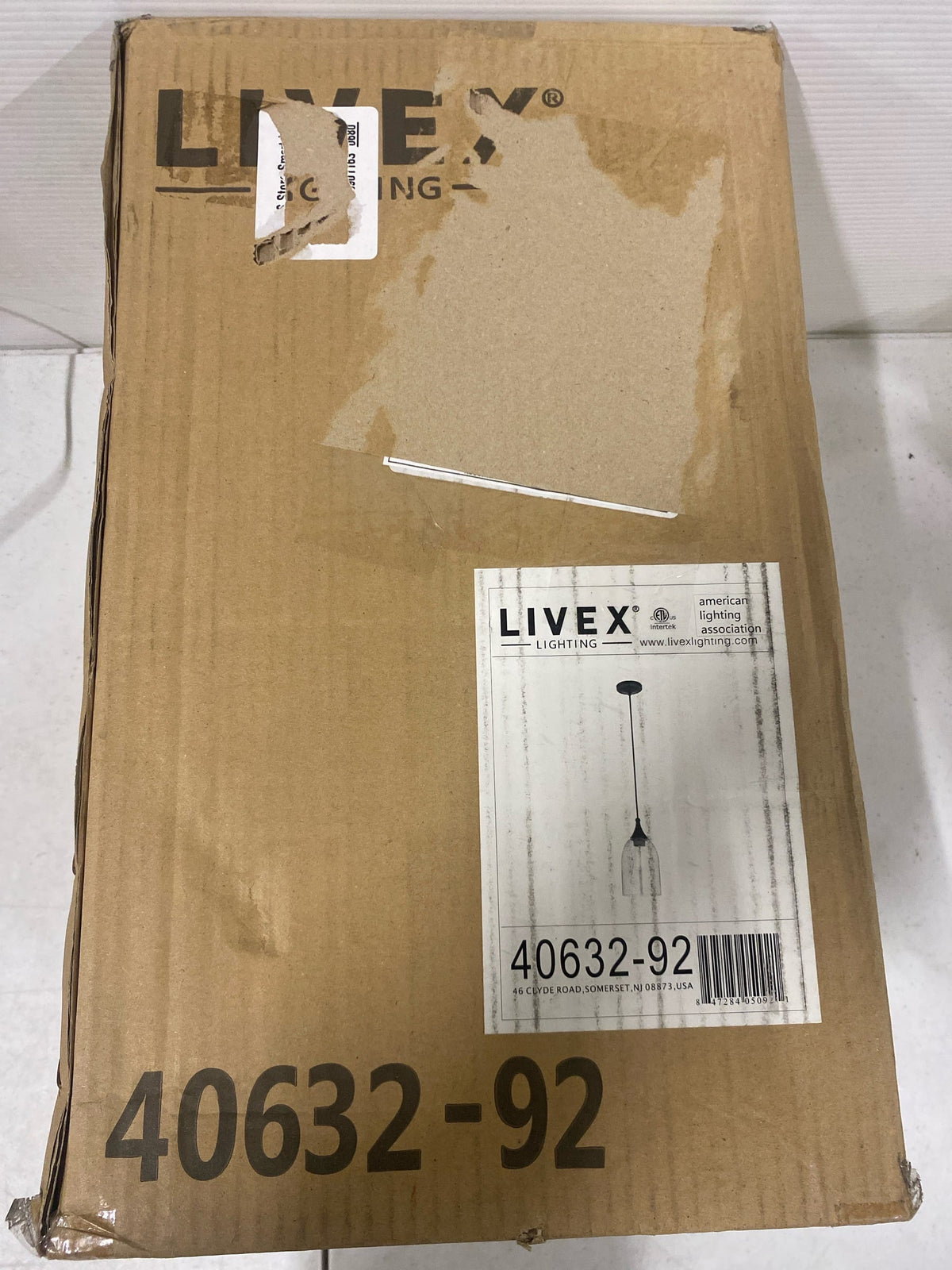 Livex Lighting 40632-92 Art Glass 1 Light Mini Pendant with Glass Shade - English Bronze