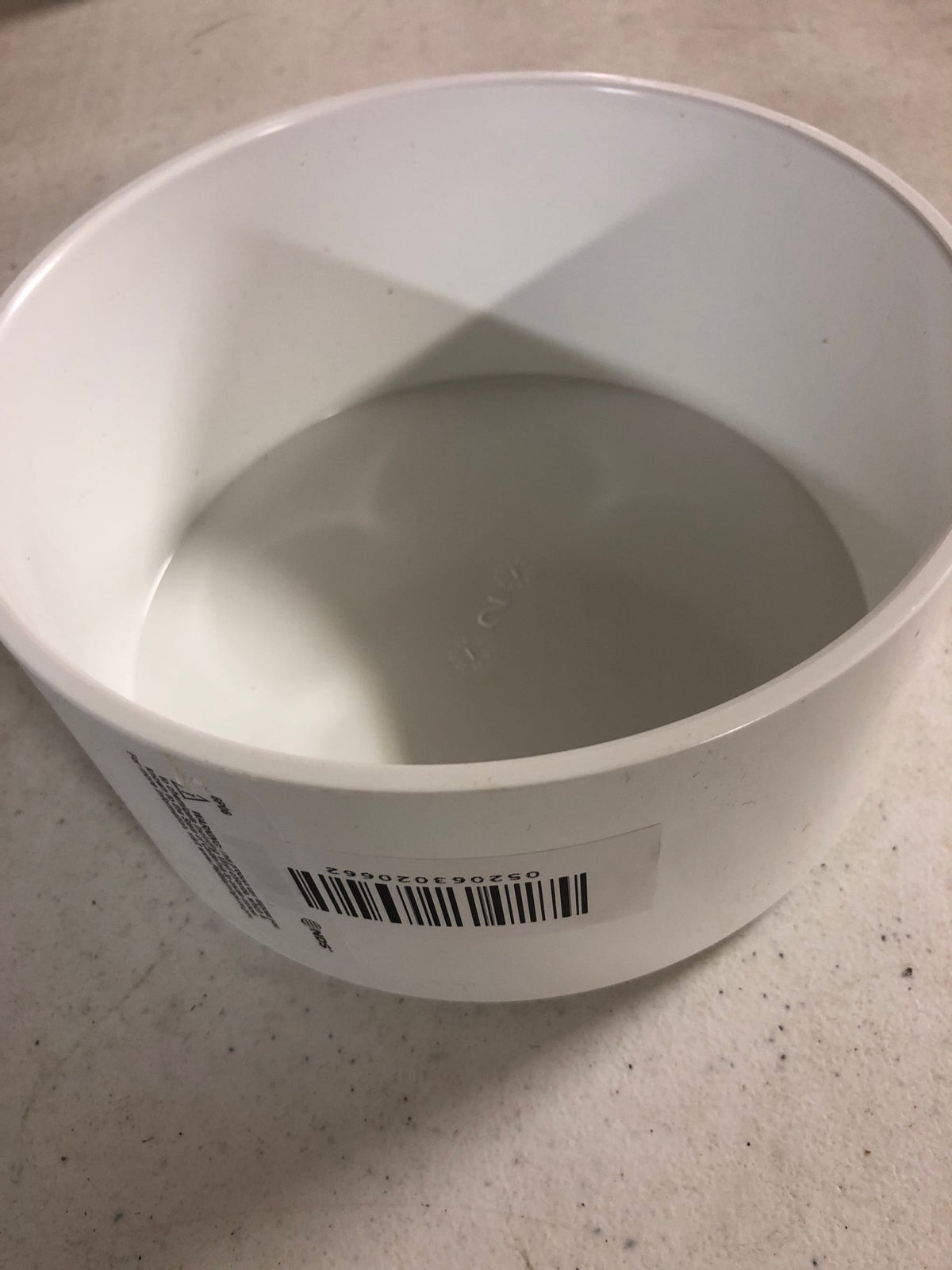NDS 48035 6 in. Hub x 6 in. Hub Schedule 35 PVC Drain Cap