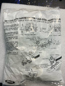 Johnson Hardware JH10312702 Hardware Set with Standard Wheels for 100 Series Pocket Doors - Brass / Aluminum