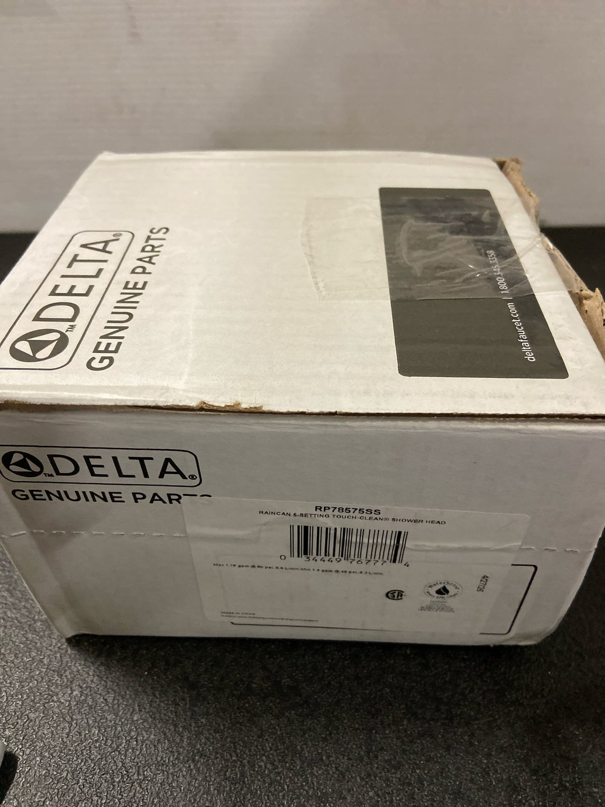 Delta RP78575SS 1.75 GPM 4-15/16" Wide Multi Function Shower Head with Touch-Clean Technology - Brilliance Stainless