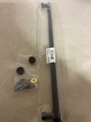 Emtek 86694US19 Jasper 18 Inch Center to Center Bar Appliance Pull from the Industrial Modern Collection - Flat Black