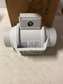 S&P 4" TD-Mixvent TD-100 In-Line Duct Fan, 97/101 CFM, 120V - 60 Hz, 23/26 W
