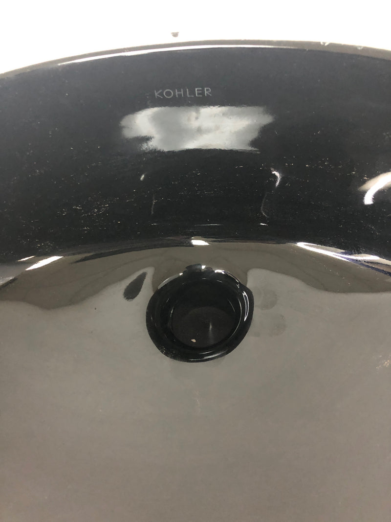 Kohler K-2209-7 Caxton 17" Undermount Bathroom Sink with Overflow - Black