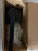 Miseno MLK5022BK Lorton Flat Bar Non-Turning One-Sided Door Lever - Matte Black