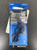 Hillman fasteners 243683 1.25 in. antique brass cup hooks   pack of 4