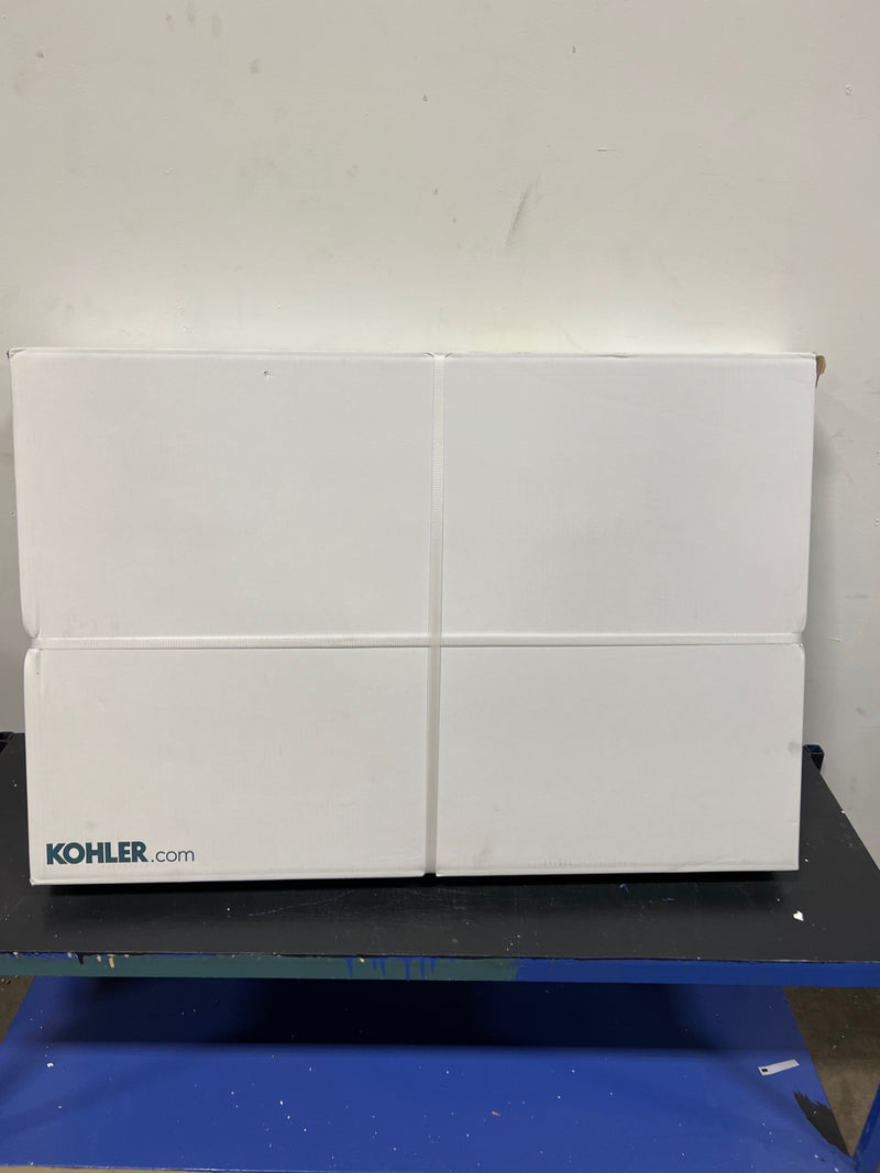 Kohler K-26052-BNL Essential 34-1/16" x 22-1/16" Rectangular Flat Framed Accent Mirror - Brushed Nickel