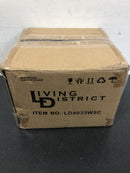 Elegant Lighting LD4033W9C Etude Single Light 8" Tall Bathroom Sconce - Chrome