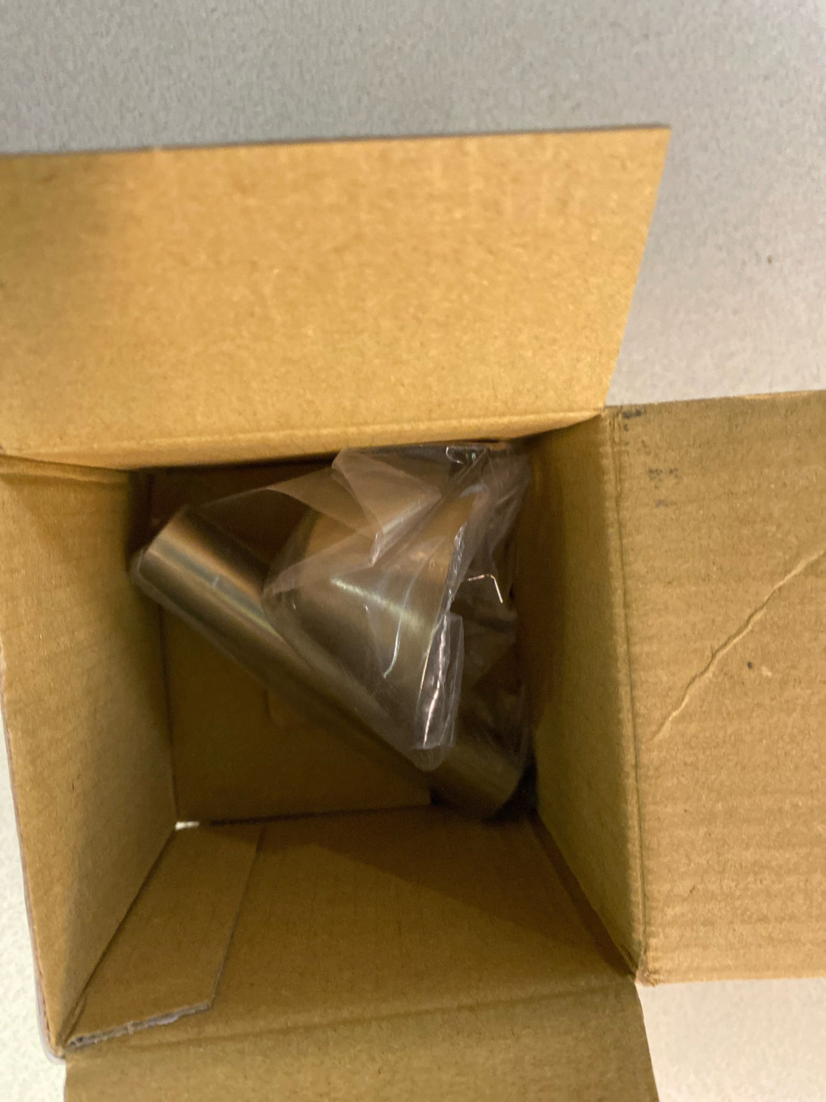 Signature Hardware SH261BN Supply Cover & Bell Flange for 5/8" OD Copper Pipe - Brushed Nickel