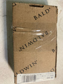 Baldwin 1041033I Square Ball Bearing Mortise Hinge, Vintage Brass