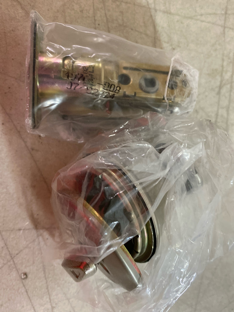 Kwikset CP690P-15 Polo Keyed Single Cylinder Knobset and Deadbolt Combo Pack - Satin Nickel