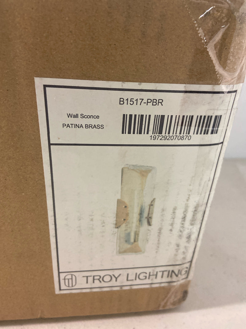 Troy Lighting B1517-PBR Nordic 18" Tall Wall Sconce - Patina Brass