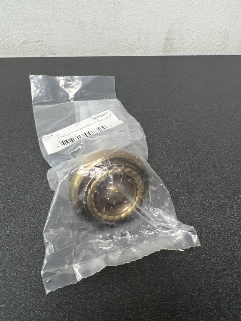 Emtek 86202US7 Rope 1-3/4 Inch Mushroom Cabinet Knob - French Antique