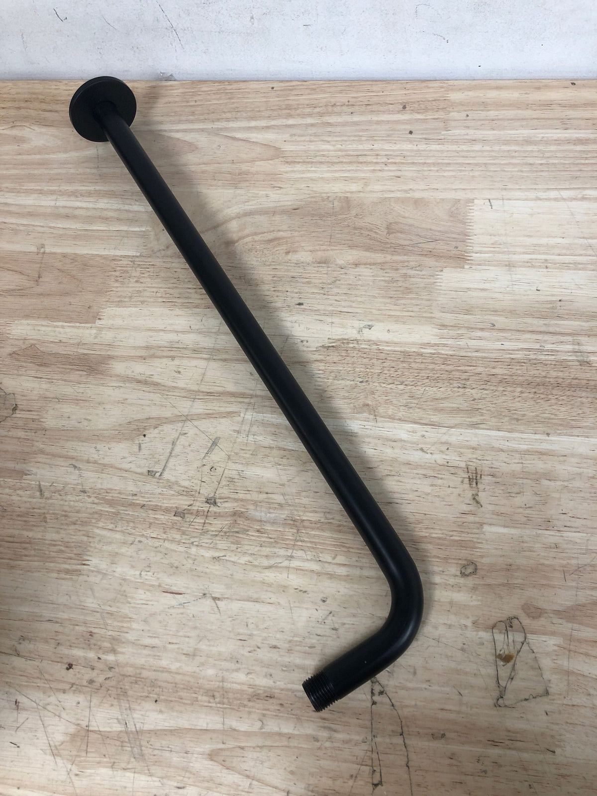 Riobel 513BK 20" Wall Mounted Shower Arm and Flange - Black