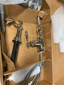 Moen S53004NL Weymouth Shepherd's Hook Pulldown Kitchen Bar Faucet Featuring Metal Wand with Power Clean, Polished Nickel