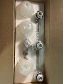 Moen YB2263BN Brantford 3-Light Dual-Mount Bath Bathroom Vanity Fixture with Frosted Glass, Brushed Nickel