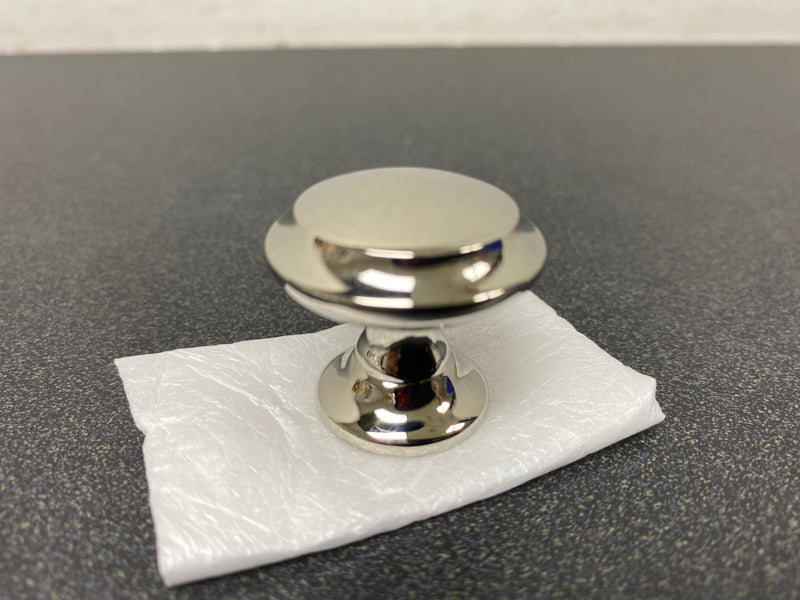 Top Knobs TK1050PN Grace 1-1/4 Inch Mushroom Cabinet Knob from the Barrow Collection - Polished Nickel