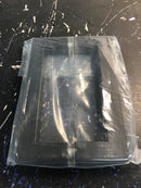 Sure-Loc SHR-SQ1 FBL Square 8" Center to Center Back to Back Shower Door Handle Pull Set - Flat Black