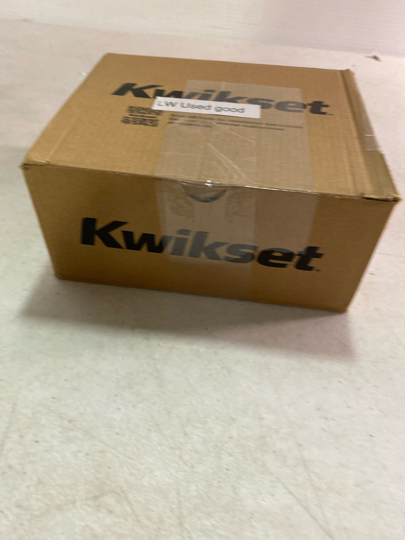 Kwikset 405BL-5S Balboa Reversible Keyed Entry Door Leverset with SmartKey - Antique Brass