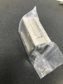 Deltana SDPA325U15 3-1/4 Inch Tall Adjustable Pocket Door Lock for Passage - Satin Nickel