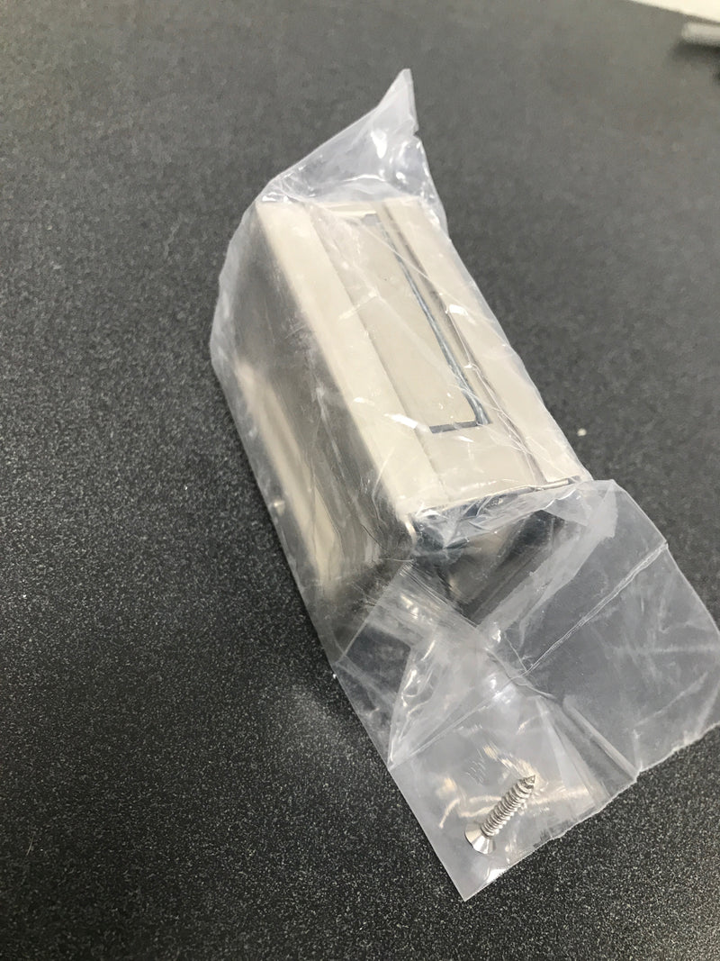 Deltana SDPA325U15 3-1/4 Inch Tall Adjustable Pocket Door Lock for Passage - Satin Nickel