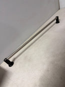 Signature Hardware Mendi Towel Bar - Black/satin nickel