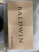 Baldwin PVTUBCRR260 Tube Privacy Leverset with Contemporary Round Rose - Polished Chrome