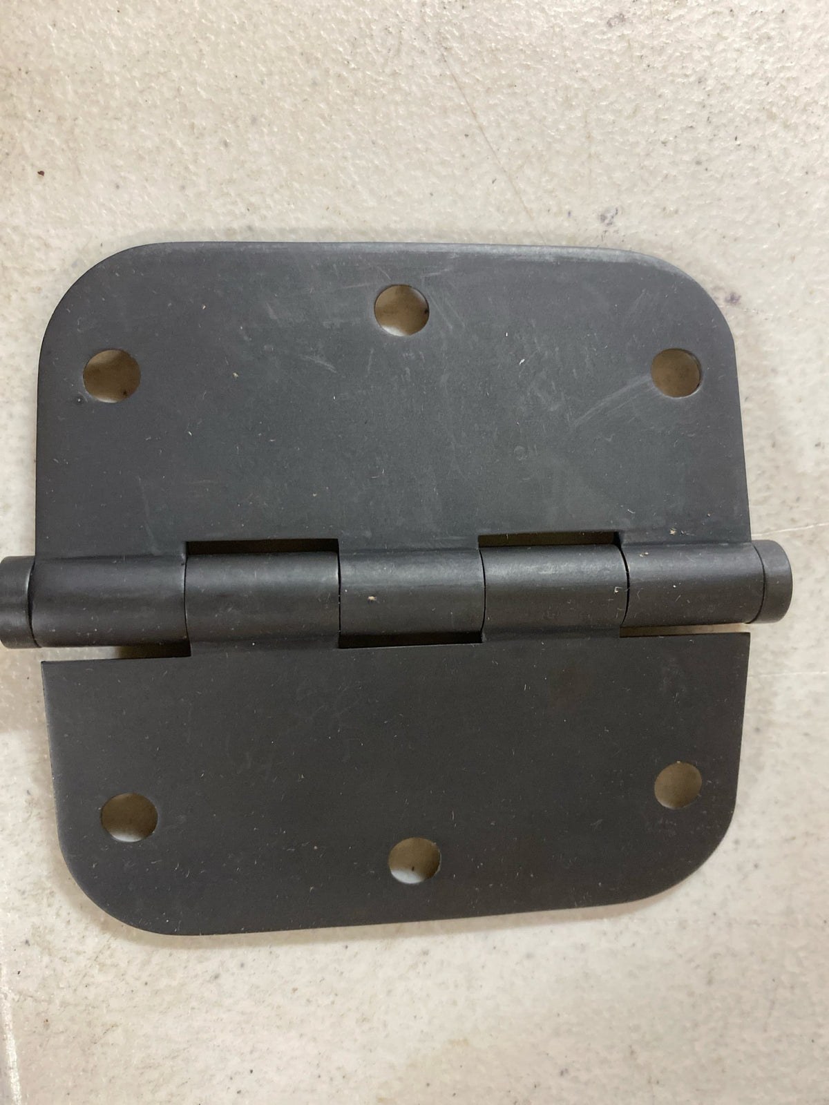 Baldwin 1135112I 3-1/2" Wide Plain Bearing 5/8" Radius Corner Mortise Door Hinge from the Estate Collection - Single Hinge - Venetian Bronze