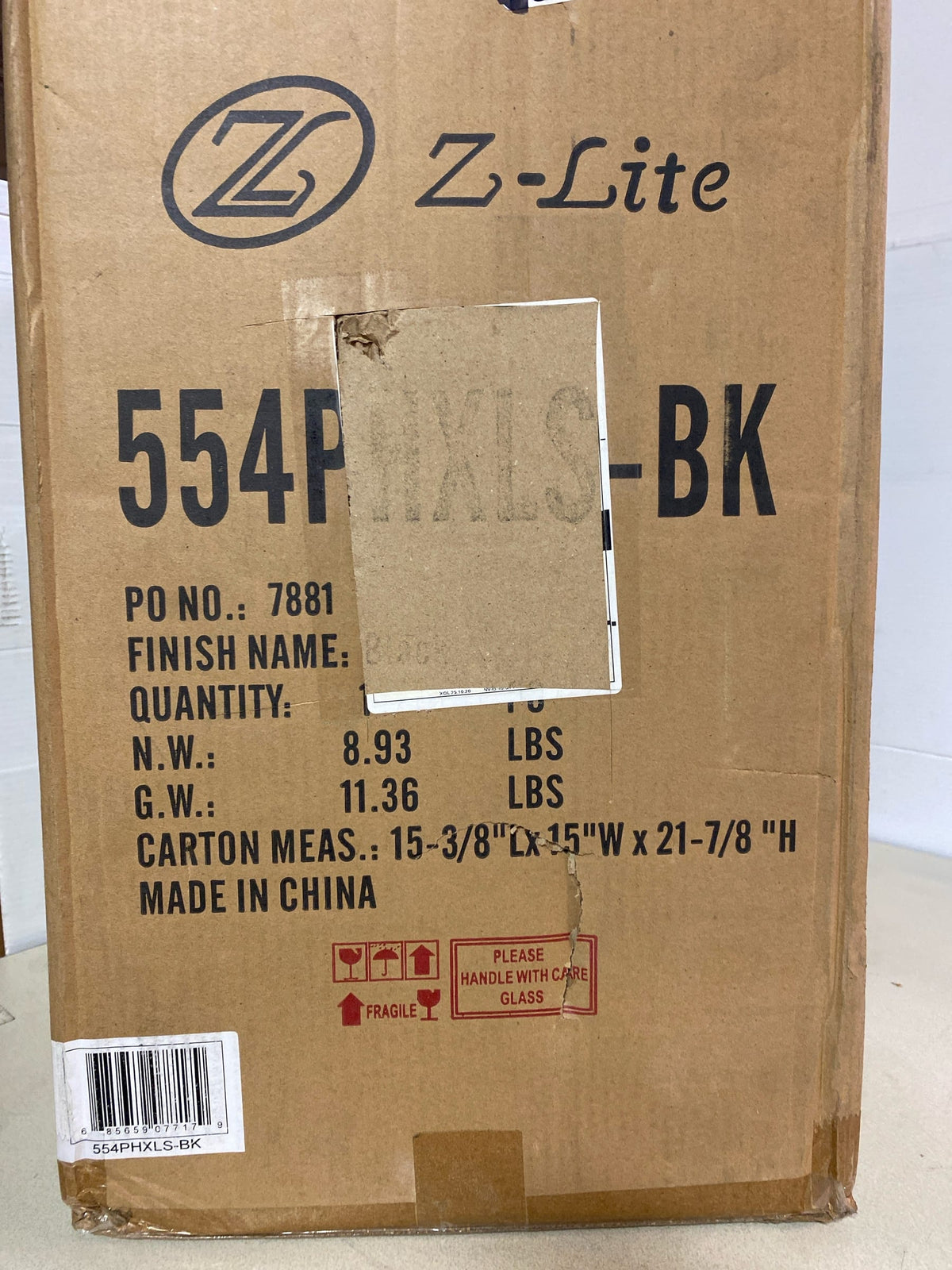 Z-Lite 554PHXLS-BK Aspen 3 Light 21" Tall Outdoor Single Head Post Light - Black
