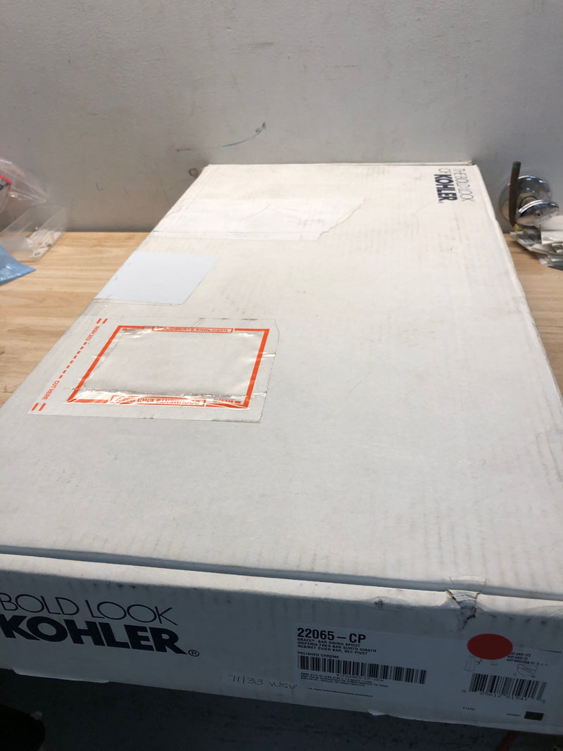 Kohler K-22065-CP Graze 1.5 GPM Single Hole Bar Faucet - Polished Chrome